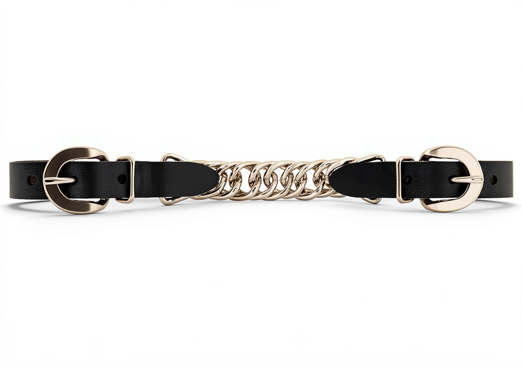 Weaver Leather Black Curb Strap Equestrian Bit
