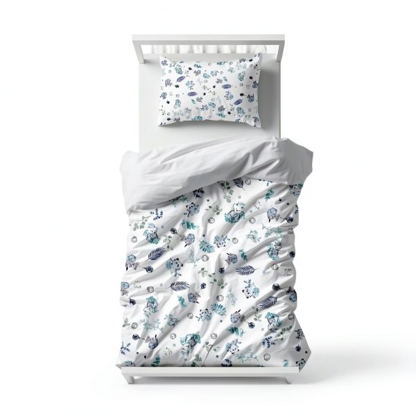 UEUEAE Toddler Duvet Cover Set Polyester 3‑Piece-1