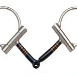 Tough1 Sweet Iron Snaffle Offset Dee Bit 5in Iron-0