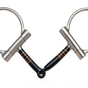 Tough1 Sweet Iron Snaffle Offset Dee Bit 5in Iron-0