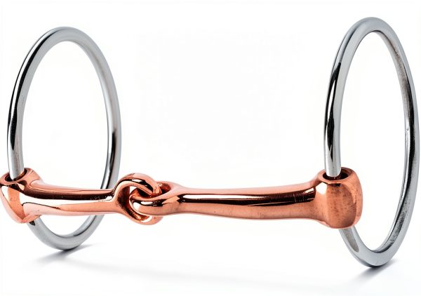 Stainless Steel Equestrian Bit Weaver Leather-0