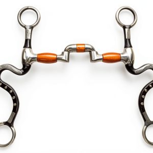 Equestrian Bit AJ Tack Silver Copper Roller-0