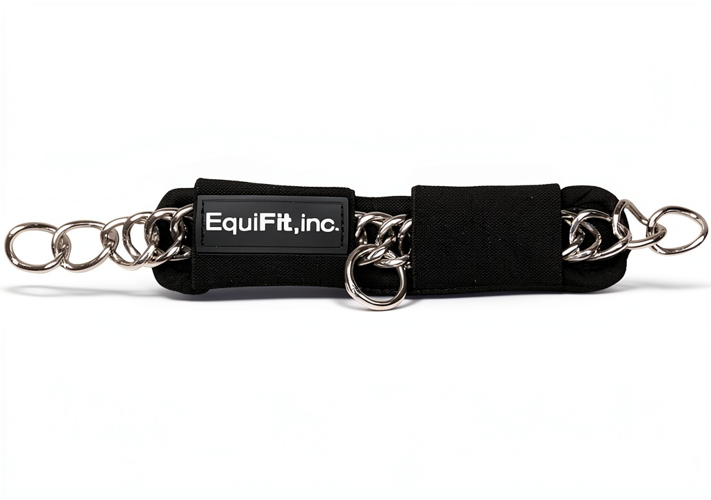EQUIFIT equestrian bit being fitted on a horse's bridle
