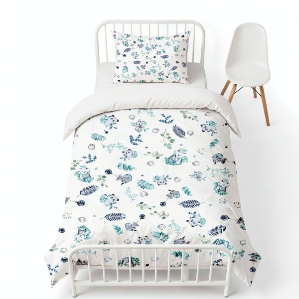 UEUEAE Toddler Duvet Cover Set Polyester 3‑Piece-3