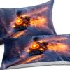 Full Duvet Cover DAweiliuu Polyester Steam Train-7