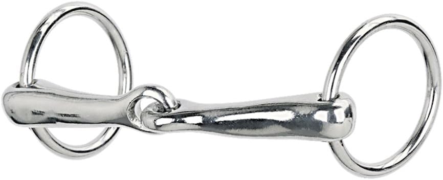 Installing Weaver Leather Equestrian Bit Black Nickel on a wooden bench in a barn loft
