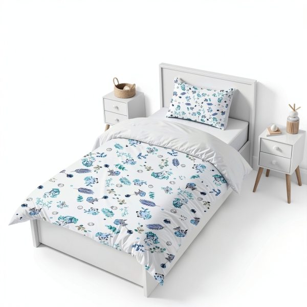 UEUEAE Toddler Duvet Cover Set Polyester 3‑Piece-2