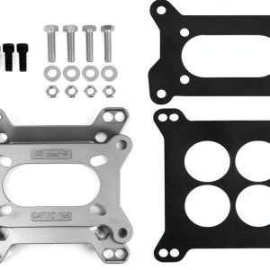Mr Gasket Carburetor Adapter Kit 1933MRG 2Bbl to 4Bbl Aluminum-0