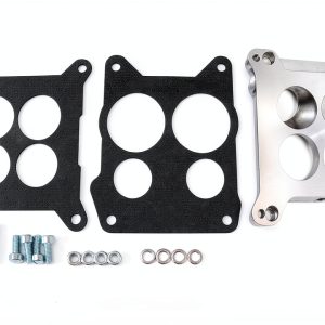 Edelbrock ATV Carburetor Adapter Square Bore 2696 Aluminum Mount Kit-0