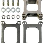 Carburetor Spacer uxcell Aluminum 4‑Hole-0