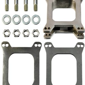 Carburetor Spacer uxcell Aluminum 4‑Hole-0