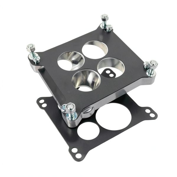 Edelbrock 2696 Carburetor Adapter 0.85in for Square to Spread-3