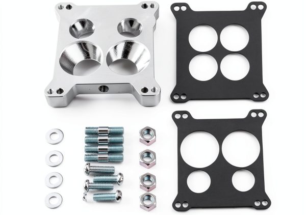 Edelbrock 2696 Carburetor Adapter 0.85in for Square to Spread-1